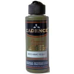 Cadence Premium Akrilik Boya 120 ml. 8012 Haki Yeşil - 1