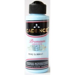 Cadence Premium Akrilik Boya 120 ml. 9042 S. Mavi - 1
