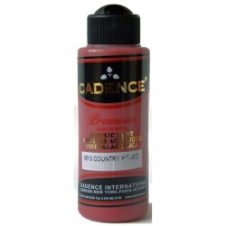 Cadence Premium Akrilik Boya 120 ml. 9510 Country Kırmızı - 1