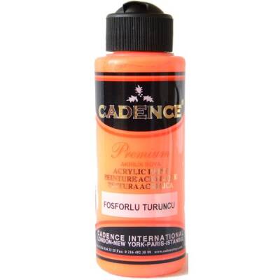 Cadence Premium Akrilik Boya 120 ml. Fosforlu Turuncu - 1