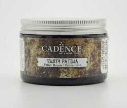 Cadence Rusty Patina Boyası 150 ml. RP09 GRİ SİYAH - 1