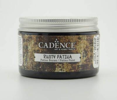 Cadence Rusty Patina Boyası 150 ml. RP09 GRİ SİYAH - 1