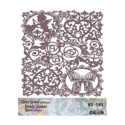 Cadence Siluet (Kenarsız) Stencil KS-143 - 1