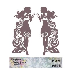 Cadence Siluet (Kenarsız) Stencil KS-177 - 1