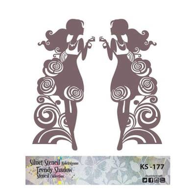 Cadence Siluet (Kenarsız) Stencil KS-177 - 1