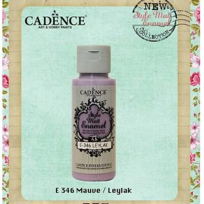 Cadence Style Matt Enamel Cam & Porselen Boyası 59 ml. E-346 Leylak - 1