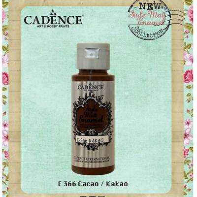 Cadence Style Matt Enamel Cam & Porselen Boyası 59 ml. E-366 Kakao - 1