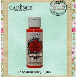 Cadence Style Matt Enamel Cam & Porselen Boyası 59 ml. E-372 Çilek - 1