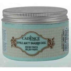 Cadence Style Matt Shabby Chic Rölyef Pasta SR-11 AÇIK NANE YEŞİLİ - 1