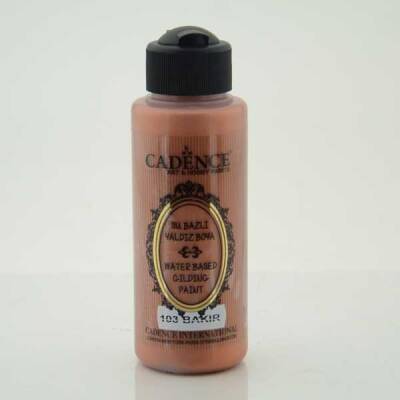 Cadence Su Bazlı Yaldız 120 ml. 103 Bakır - 1