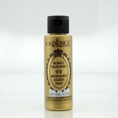 Cadence Su Bazlı Yaldız 70 ml. 101 Yeşil Altın - 1