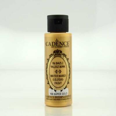 Cadence Su Bazlı Yaldız 70 ml. 108 Süper Altın - 1