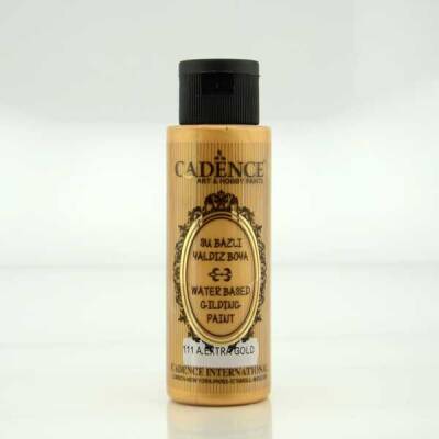 Cadence Su Bazlı Yaldız 70 ml. 111 A.Extra Gold - 1