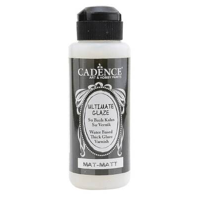 Cadence Ultimate Glaze Su Bazlı Sır Vernik MAT 120 ml. - 1