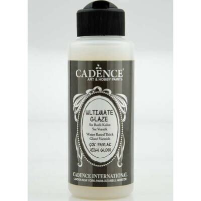 Cadence Ultimate Glaze Su Bazlı Sır Vernik PARLAK 120 ml. - 1