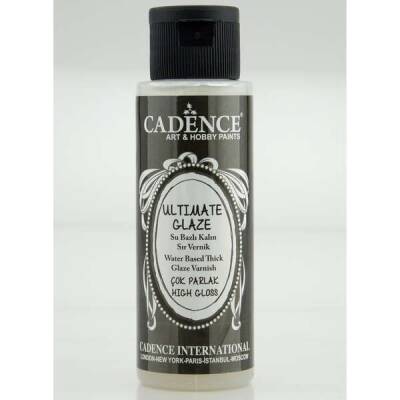 Cadence Ultimate Glaze Su Bazlı Sır Vernik PARLAK 70 ml. - 1