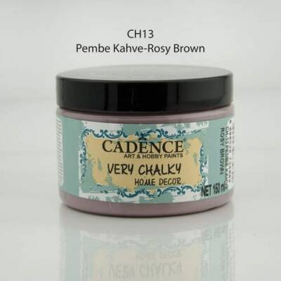 Cadence Very Chalky Home Decor Mobilya Boyası 150 ml. CH-13 PEMBE KAHVE - 1