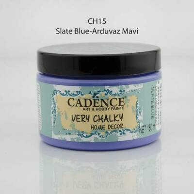 Cadence Very Chalky Home Decor Mobilya Boyası 150 ml. CH-15 ARDUVAZ MAVİ - 1