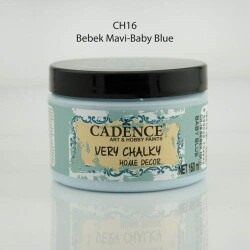 Cadence Very Chalky Home Decor Mobilya Boyası 150 ml. CH-16 BEBEK MAVİ - 1