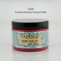 Cadence Very Chalky Home Decor Mobilya Boyası 150 ml. CH-28 CRIMSON KIRMIZI - 1