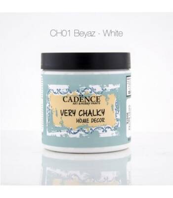 Cadence Very Chalky Home Decor Mobilya Boyası 500 ml. CH-01 BEYAZ - 1