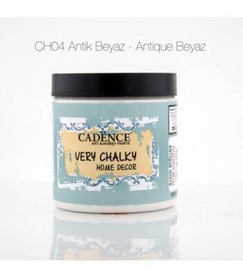 Cadence Very Chalky Home Decor Mobilya Boyası 500 ml. CH-04 ANTİK BEYAZ - 1