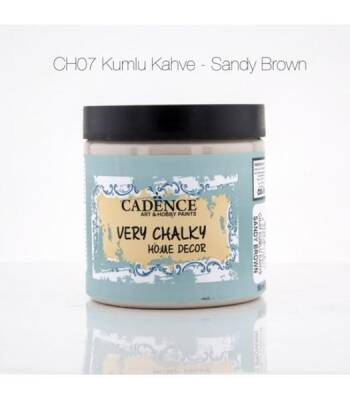 Cadence Very Chalky Home Decor Mobilya Boyası 500 ml. CH-07 KUMLU KAHVE - 1