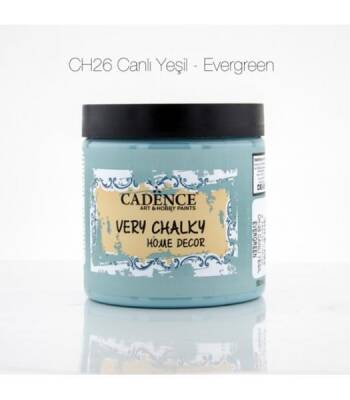 Cadence Very Chalky Home Decor Mobilya Boyası 500 ml. CH-26 CANLI YEŞİL - 1