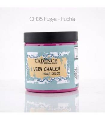 Cadence Very Chalky Home Decor Mobilya Boyası 500 ml. CH-35 FUŞYA - 1