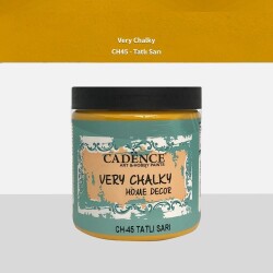 Cadence Very Chalky Home Decor Mobilya Boyası 500 ml. CH-45 TATLI SARI - 1