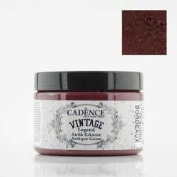 Cadence Vintage Legend Antik Eskitme 150 ml. VL-05 BORDO - 1