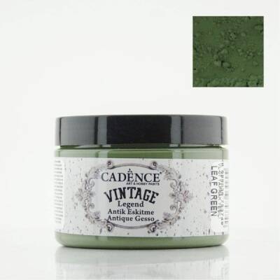 Cadence Vintage Legend Antik Eskitme 150 ml. VL-07 YAPRAK YEŞİLİ - 1