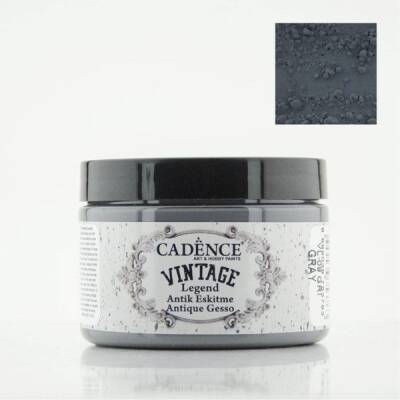 Cadence Vintage Legend Antik Eskitme 150 ml. VL-09 GRİ - 1