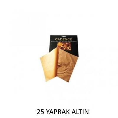 Cadence Yaprak Varak 25'li ALTIN - 1