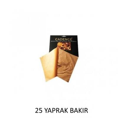 Cadence Yaprak Varak 25'li BAKIR - 1