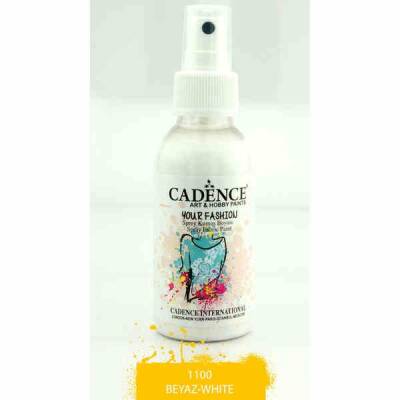 Cadence Your Fashion Sprey Kumaş Boyası 100 ml. 1100 BEYAZ - 1