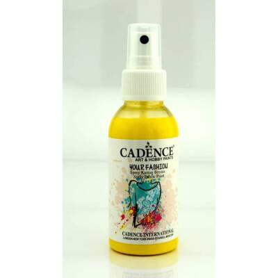 Cadence Your Fashion Sprey Kumaş Boyası 100 ml. 1101 LİMON SARI - 1