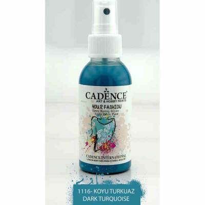 Cadence Your Fashion Sprey Kumaş Boyası 100 ml. 1116 KOYU TURKUAZ - 1