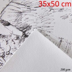 Canson 1557 Dessin JA Beyaz Resim/Çizim Kağıdı 200 gr. 35x50 cm. 10 Adet - Canson
