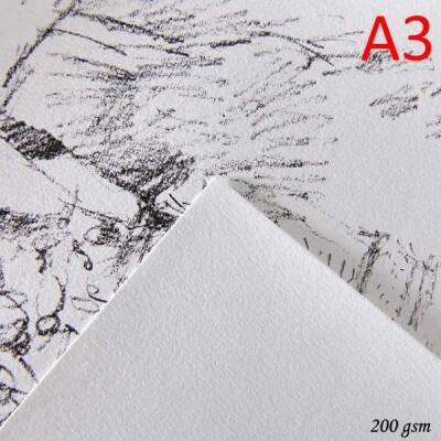 Canson 1557 Dessin JA Beyaz Resim/Çizim Kağıdı 200 gr. A3 10 Adet - 1