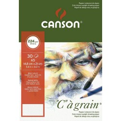 Canson Ca Grain İnce Dokulu Eskiz Blok 224 gr. A5 30 Sayfa - 1