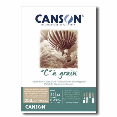 Canson Ca Grain Toprak Renkli Çizim Defteri 250 gr. A4 30 yp. - 1