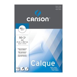 Canson Calque Aydınger Blok 90 gr. A4 50 yp. - 1