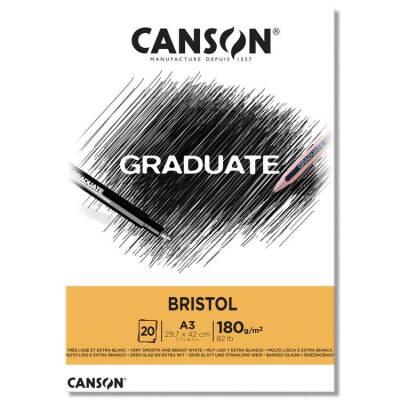 Canson Graduate Bristol Blok 180 gr. A3 20 yp. - 1