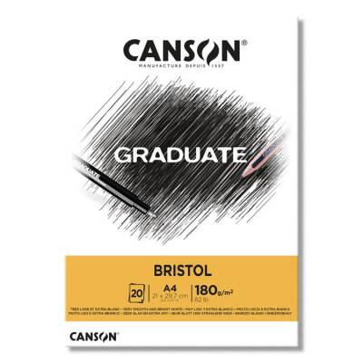 Canson Graduate Bristol Blok 180 gr. A4 20 yp. - 1