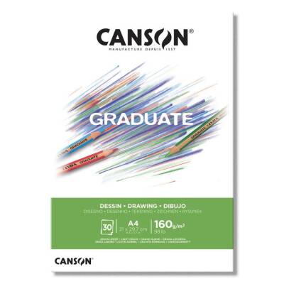 Canson Graduate Drawing Çizim Defteri 160 gr. A4 30 yp. - 1