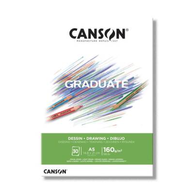 Canson Graduate Drawing Çizim Defteri 160 gr. A5 30 yp. - 1
