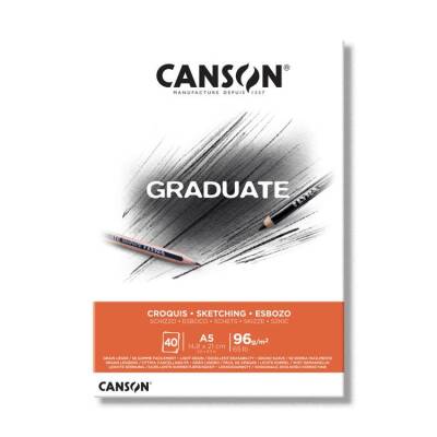 Canson Graduate Sketching Eskiz Defteri 96 gr. A5 40 yp. - 1