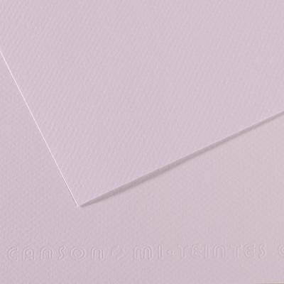 Canson Mi-Teintes Dokulu Fon Kartonu 50x65 cm. 25'li Paket 104 Lilac - 1