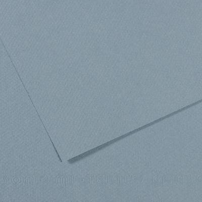 Canson Mi-Teintes Dokulu Fon Kartonu 50x65 cm. 25'li Paket 490 Light Blue - 1
